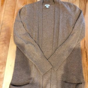 L.L. Bean Women's Classic Cashmere Open Cardigan with Pocket